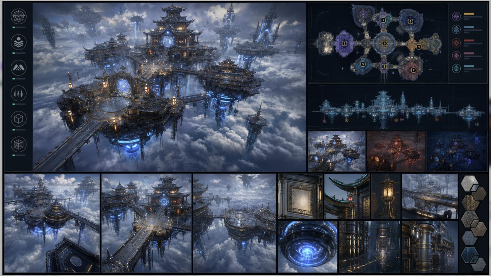 Sky city production board