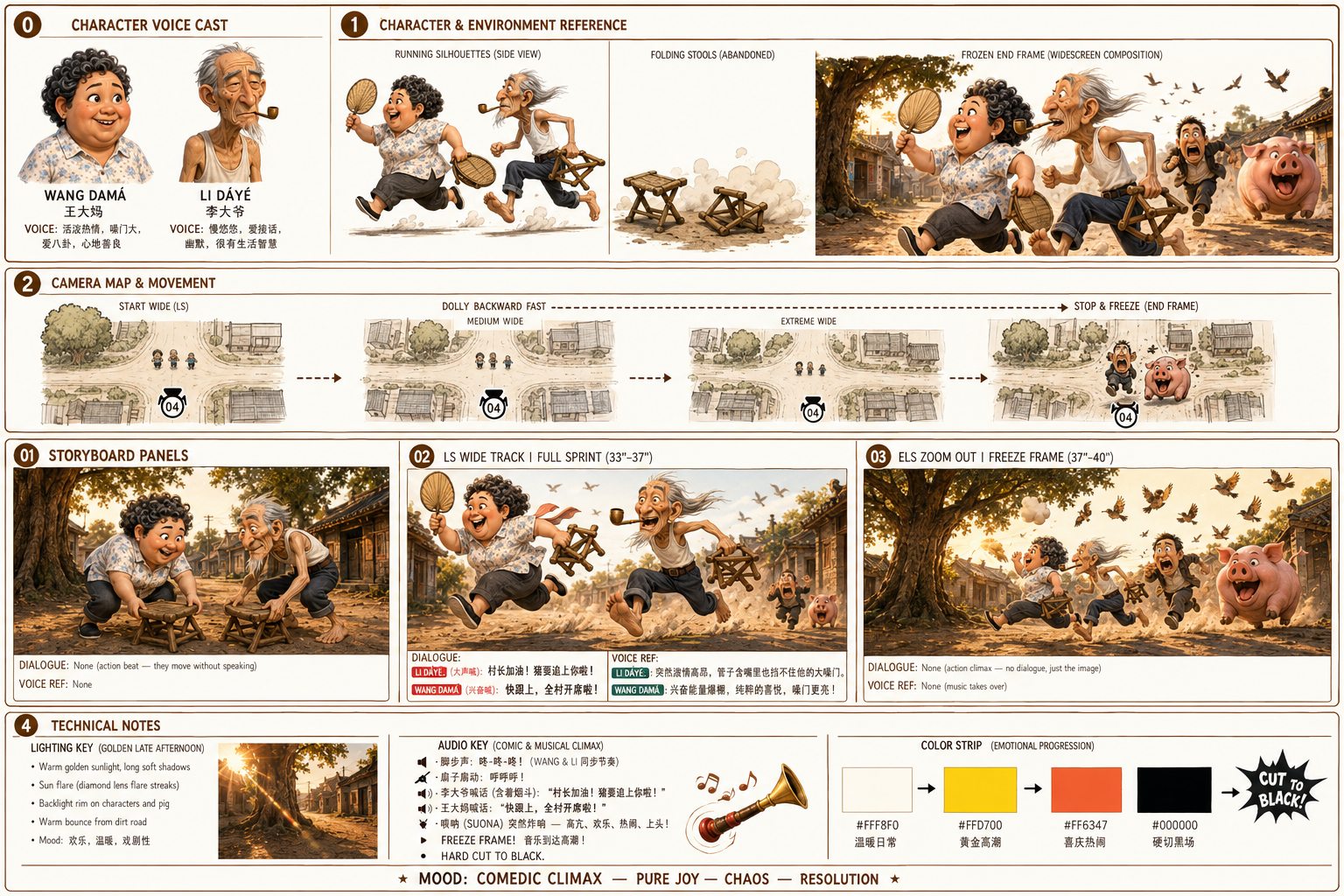 Storyboard motion board